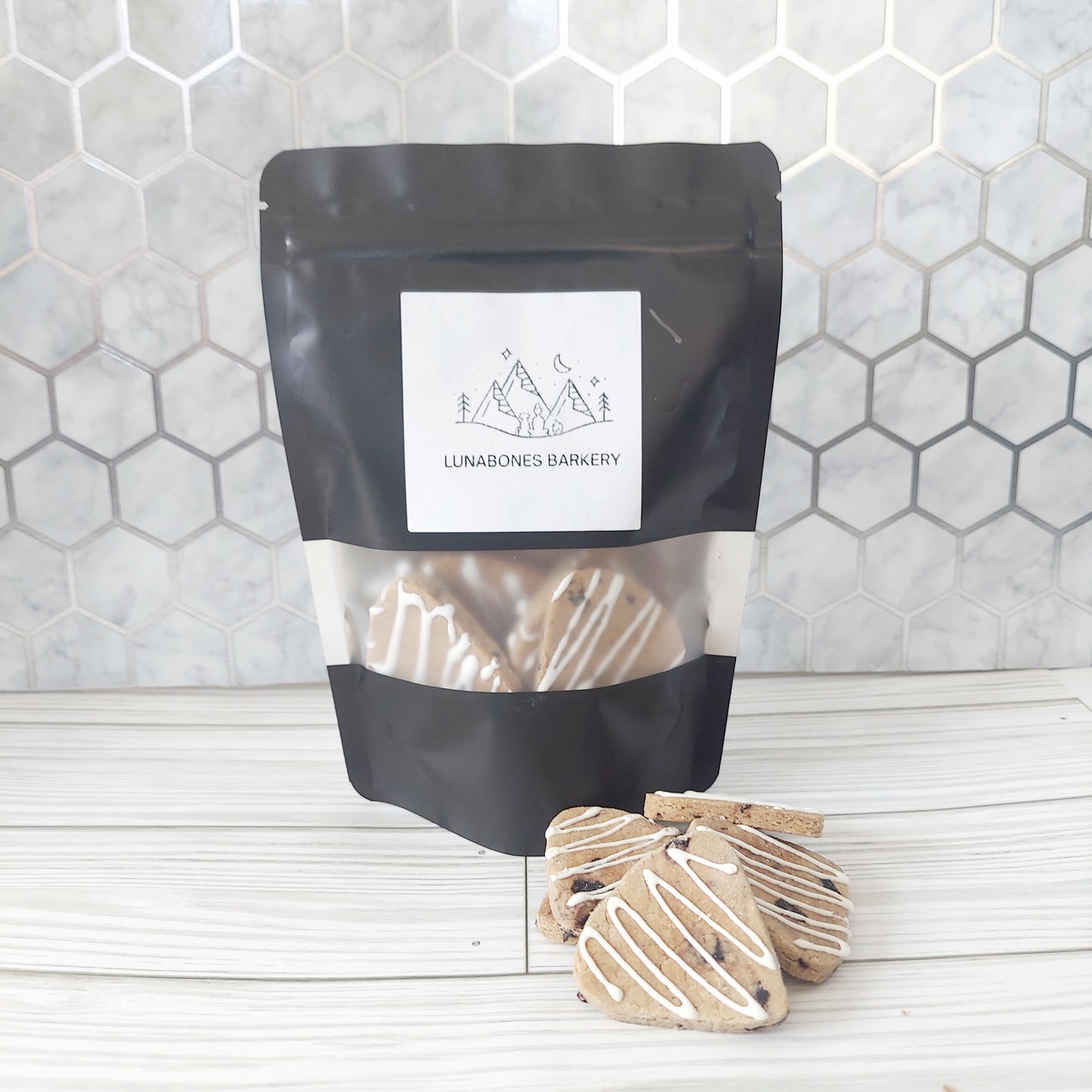 Iced Blueberry Scones Dog Treats