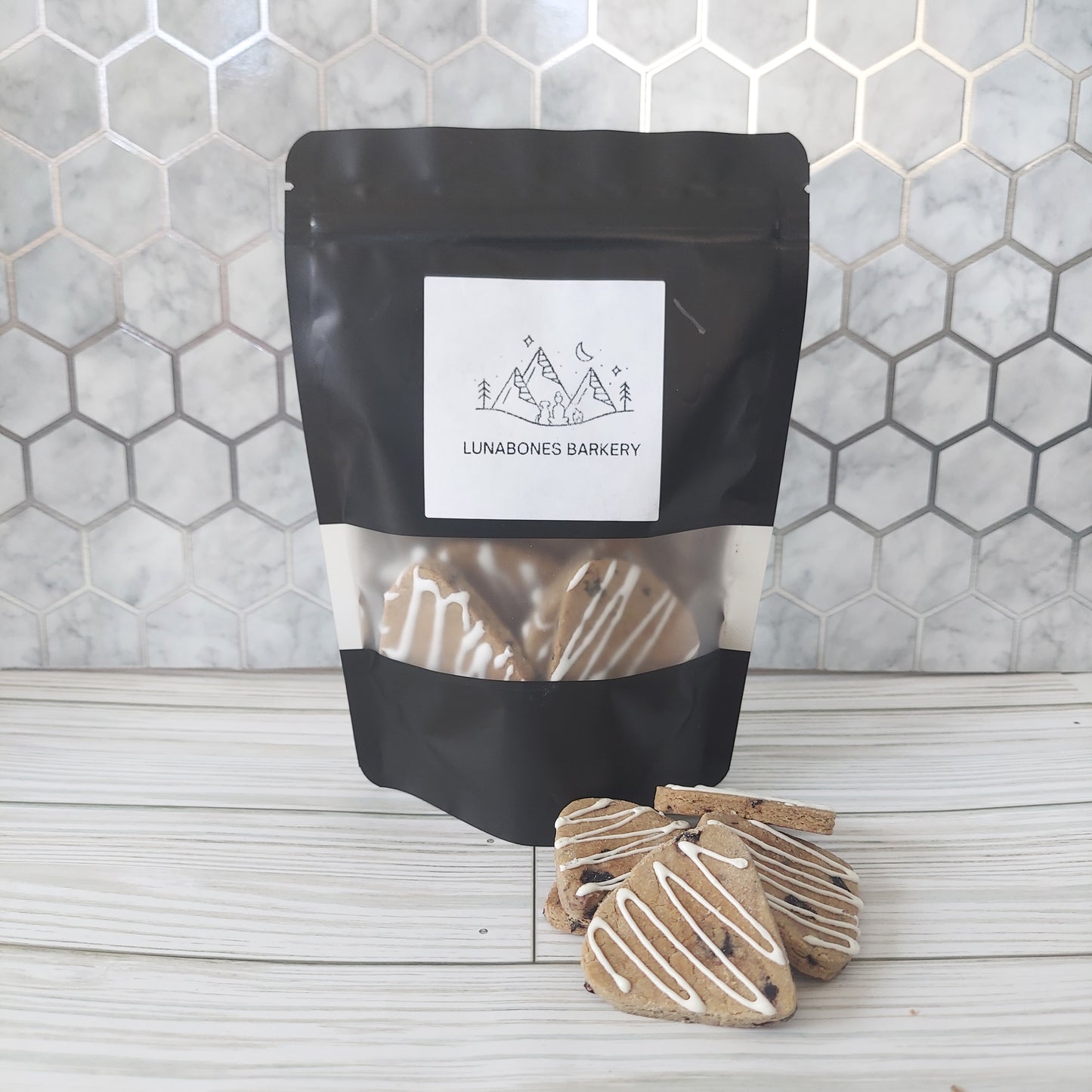 Iced Blueberry Scones Dog Treats