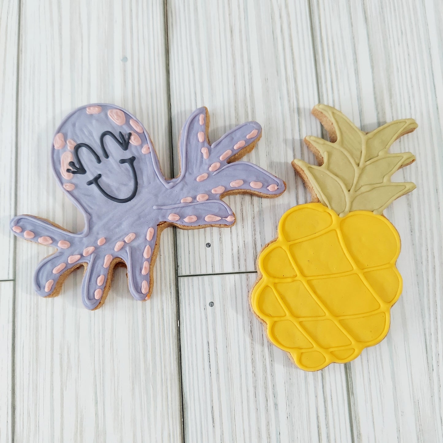 Tropical Decorated Cookies